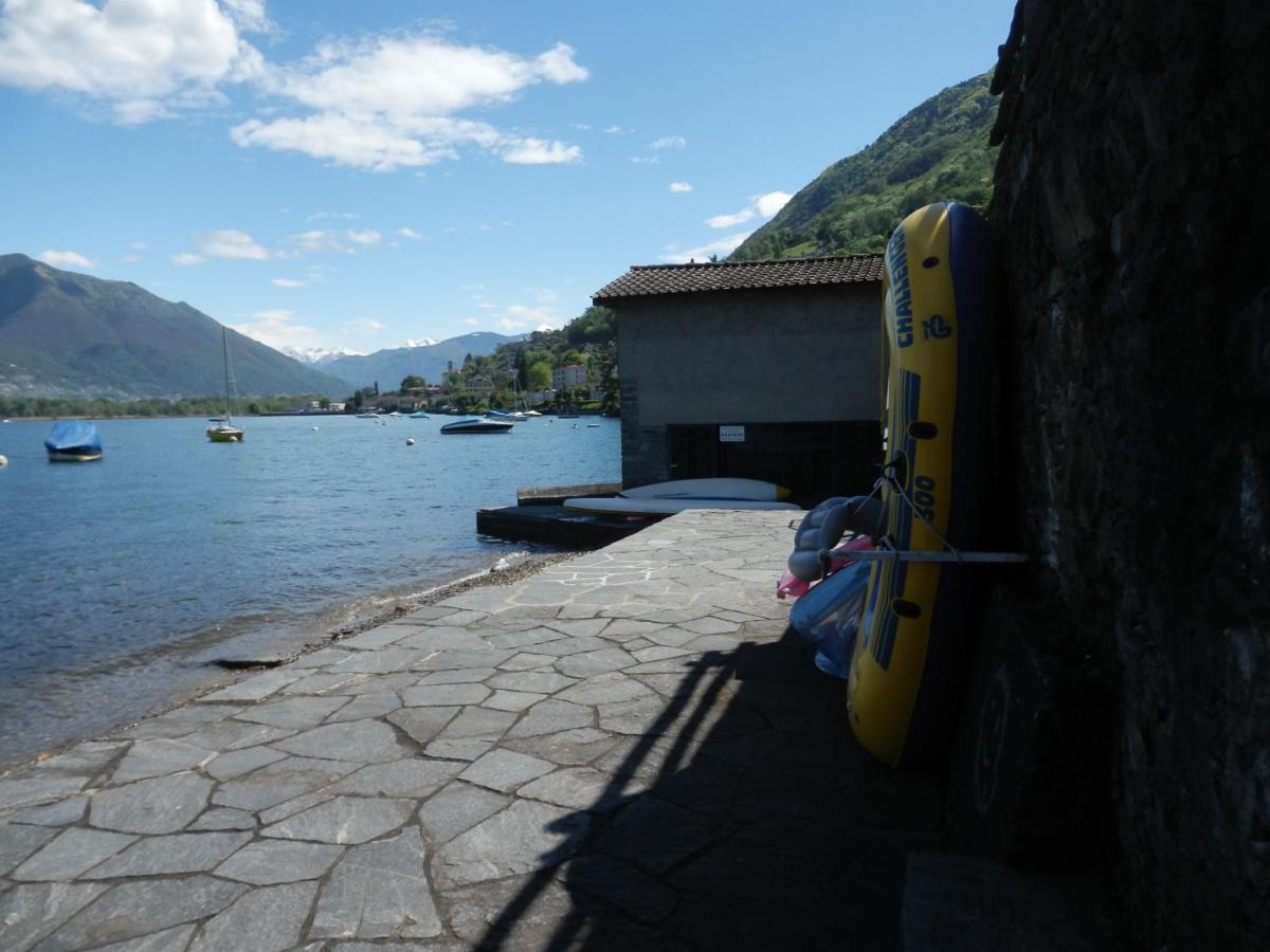 Luxerioeses Apartment 52 Viralago Mit Privatstrand Gambarogno Exterior foto